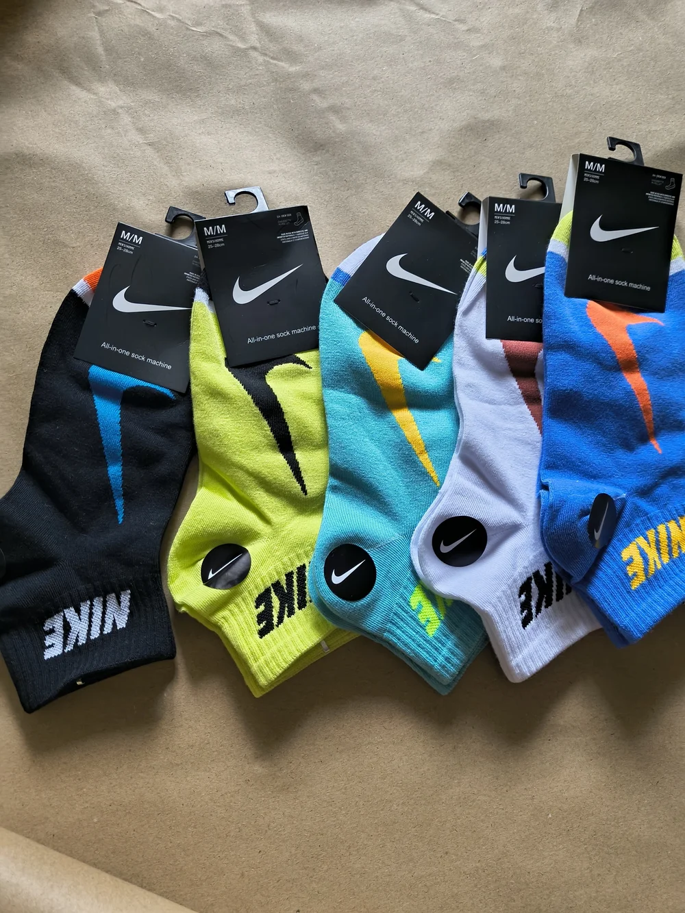 Nike Men's Low-Cut Performance Socks - Assorted Colors (5 Pack)